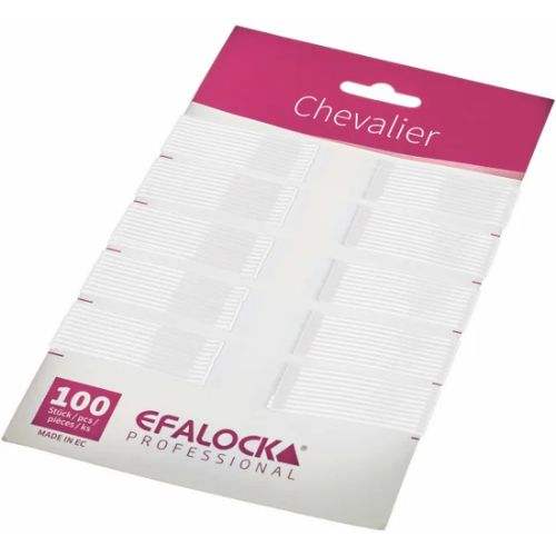CHEVALIER Haarklemmen 5cm weiß 100Stk